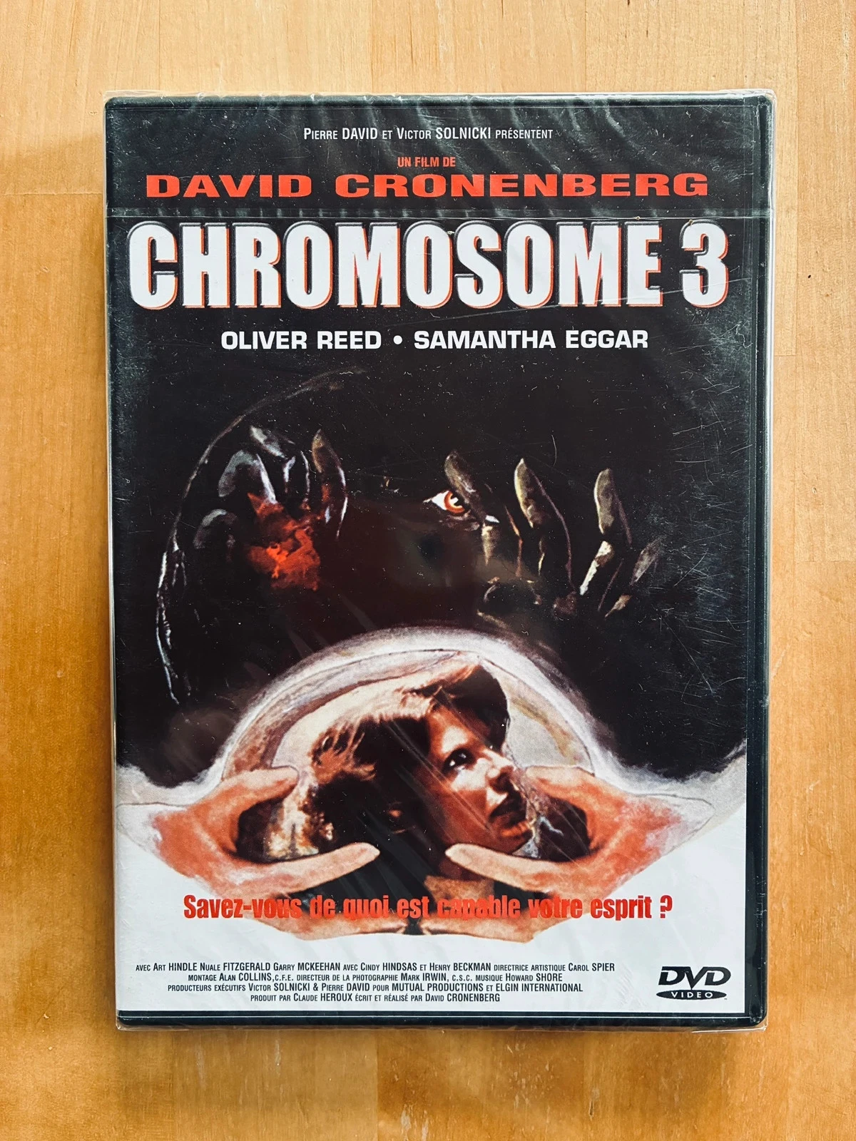 DVD Chromosome 3 de David Cronenberg.